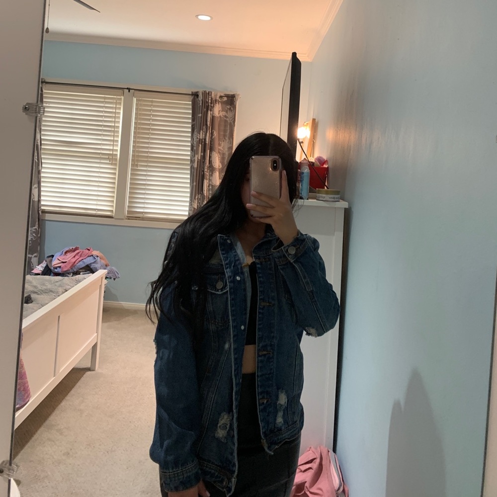 DARK WASH DENIM JACKET
